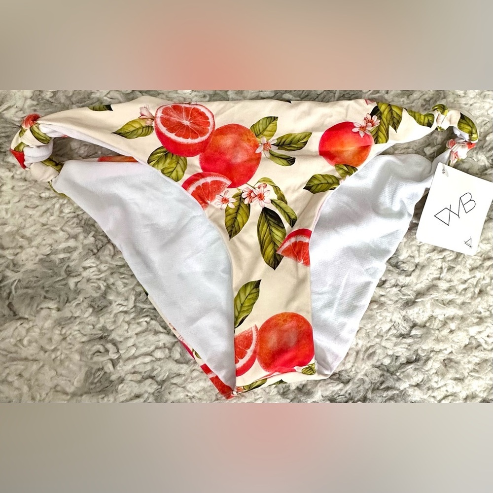 ‼️RARE‼️🎸VICIOUS BABES🎸🔥NWT🔥Grapefruit High Leg Bikini Bottoms—M